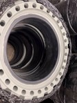 14-17.5 Solid Skid Steer Tire - Non Marking Gray